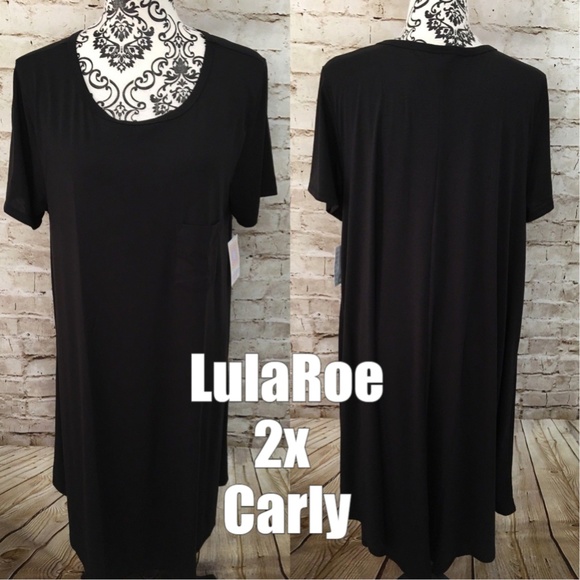 LuLaRoe Dresses & Skirts - Final DROP $ALE- NEW LulaRoe SOLID BLACK Carly